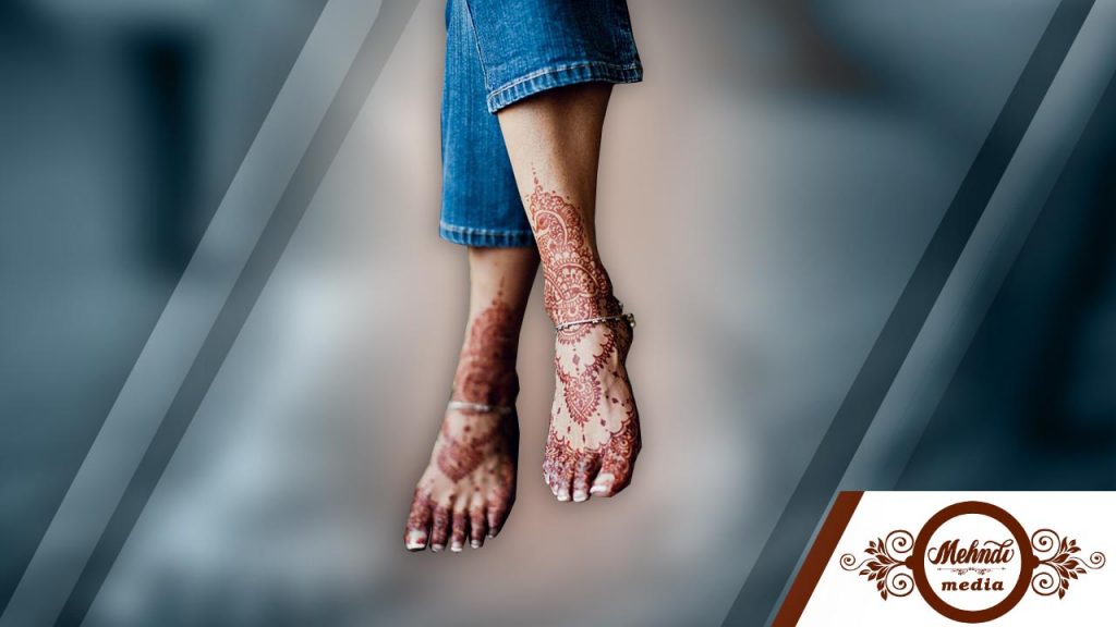mehandi design for legs easy