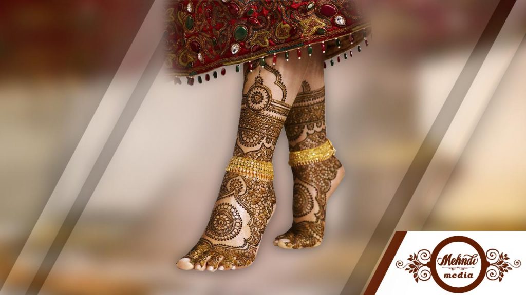 Mehndi Design For Legs For Marriage