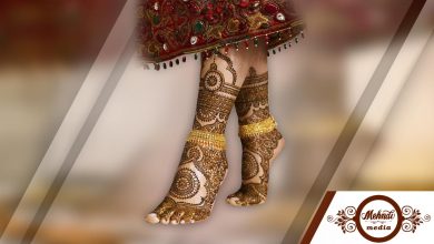 Mehndi Design For Legs For Marriage