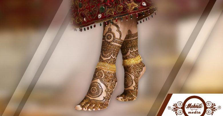 Mehndi Design For Legs For Marriage