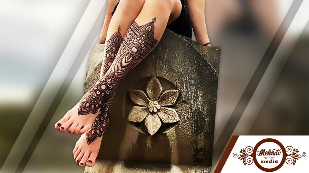easy henna for legsfor beginners