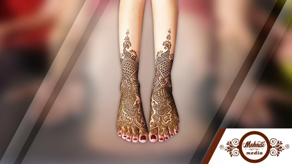 easy leg henna designs