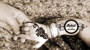 Flower Mehndi Design For Kids