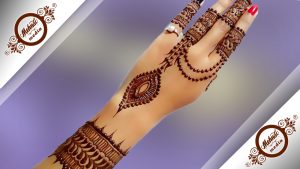 Back hand Mehndi design