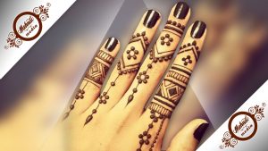 Simple Finger Mehndi Designs