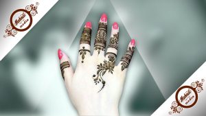 Simple Finger Mehndi Designs