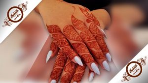 Simple Finger Mehndi Designs