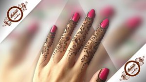 Simple Finger Mehndi Designs