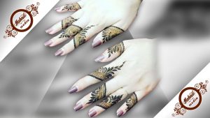 Simple Finger Mehndi Designs