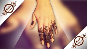 Simple Finger Mehndi Designs