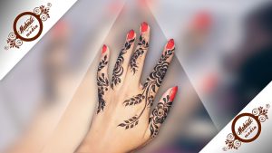 Simple Finger Mehndi Designs
