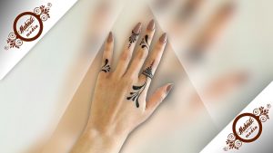 Simple Finger Mehndi Designs