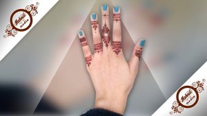 Simple Finger Mehndi Designs